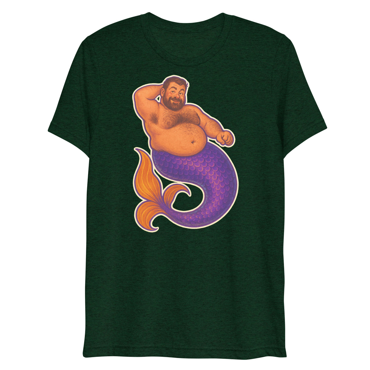 Mer-Grrr (Triblend)-Triblend T-Shirt-Swish Embassy