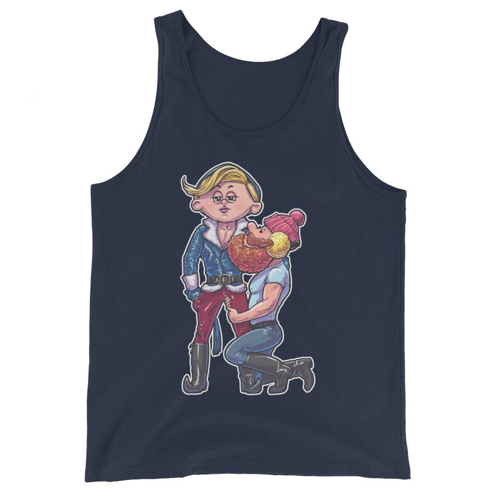 North Pole's Top Elf (Tank Top)-Christmas Tank Tops-Swish Embassy