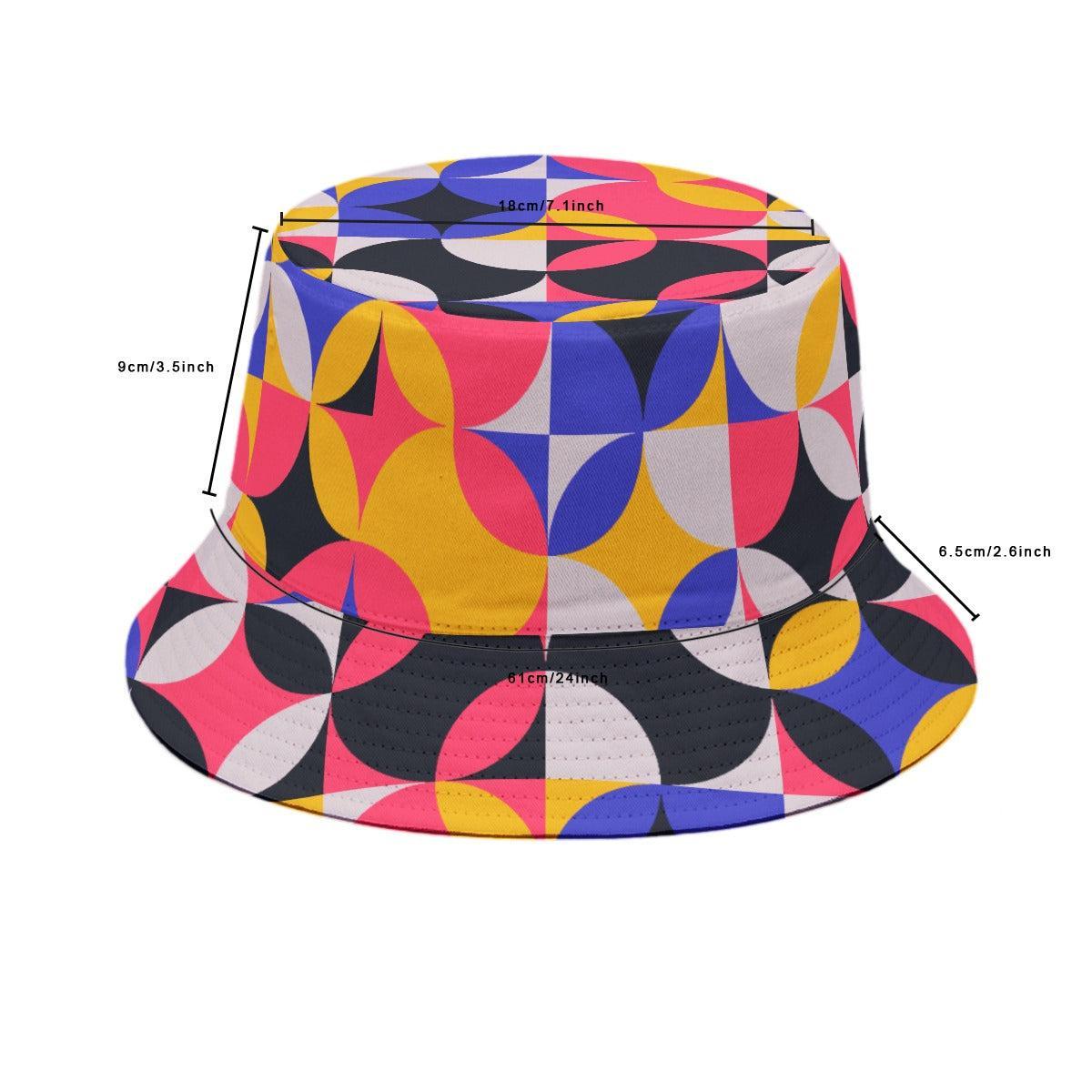 Palm Spring (Allover Bucket Hat)-Allover Bucket Hat-Swish Embassy