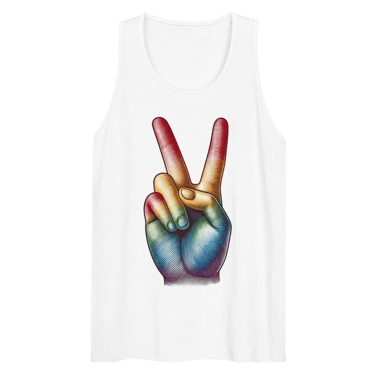 Peace and Pride (Tank Top)-Tank Top-Swish Embassy