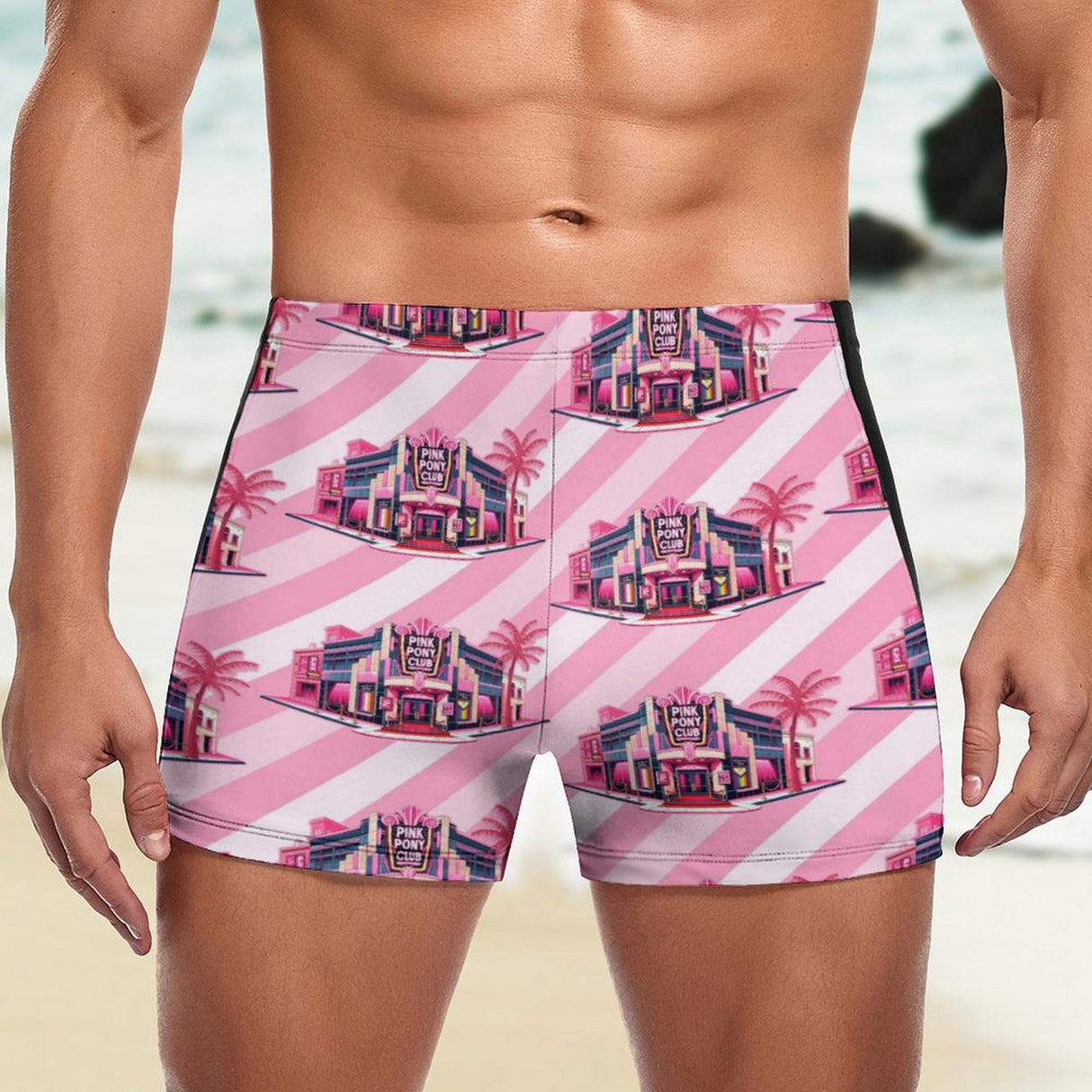 Pink Pony Club (Square Cut Trunks)-Square Cut Trunks-Swish Embassy