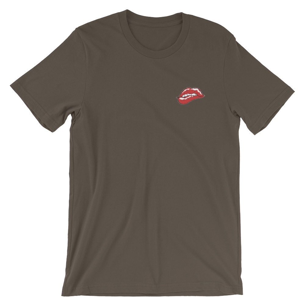 Pop Lust (Embroidered T-Shirt)-Embroidered T-Shirts-Swish Embassy