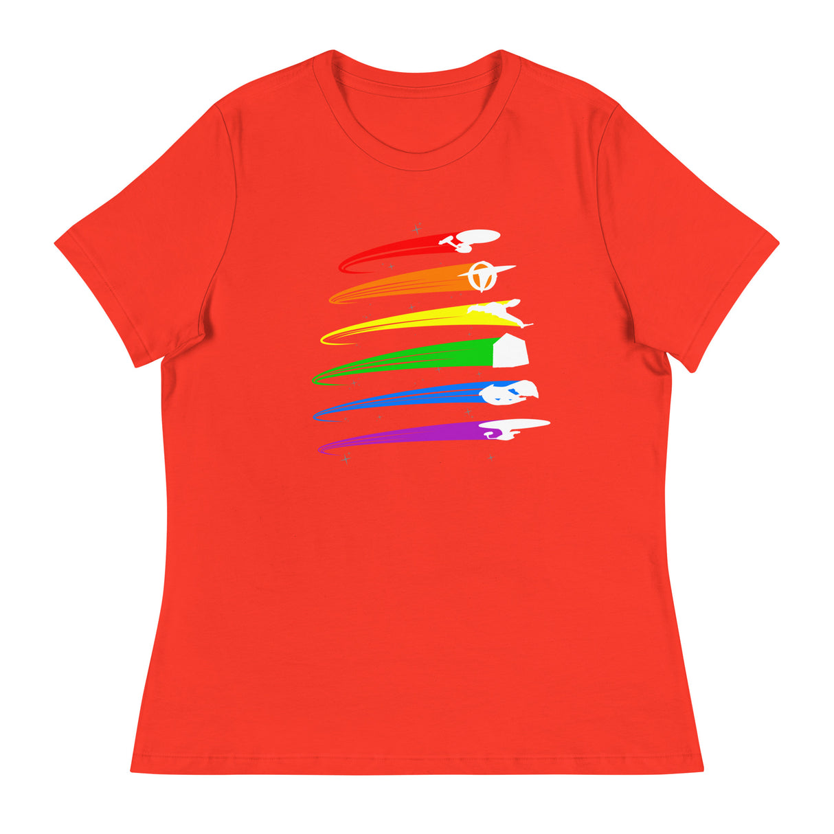Pride Fleet (Women's Relaxed T-Shirt)-Women's T-Shirts-Swish Embassy
