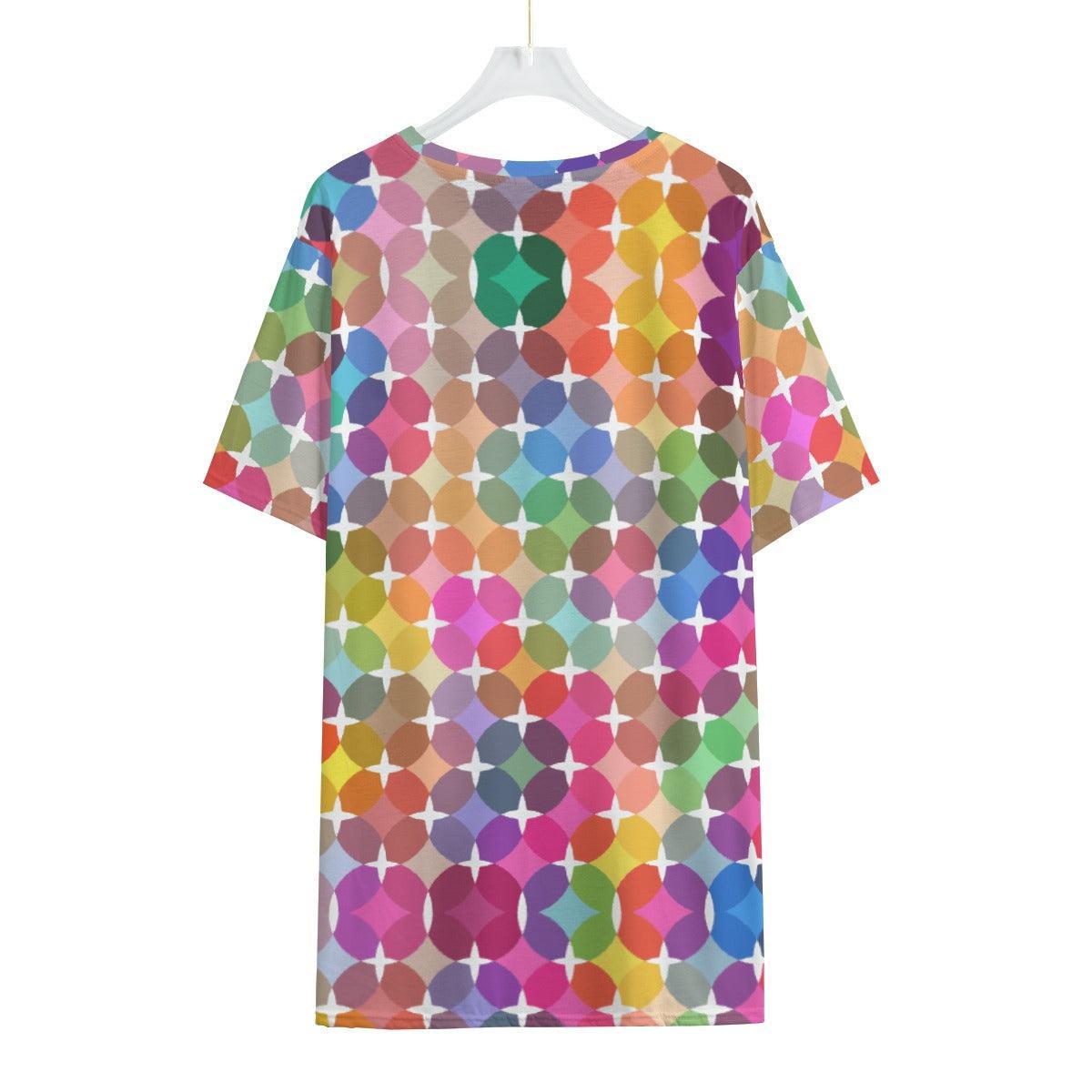 Rainbow Star (Allover T-Shirt)-Allover T-Shirt-Swish Embassy