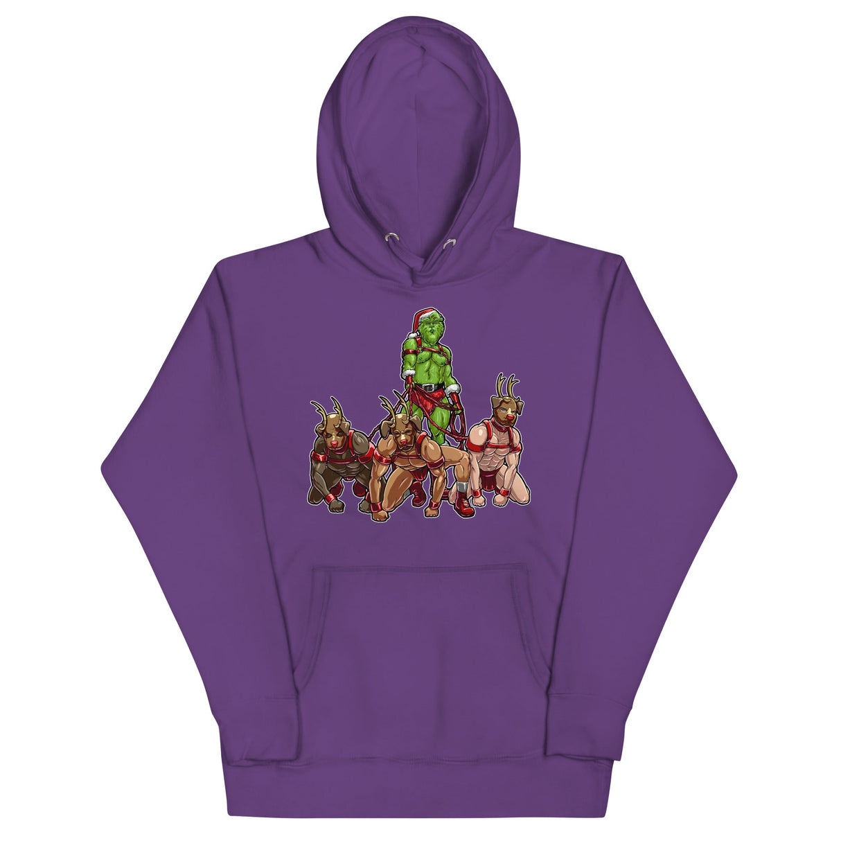 Reindeer Gains (Hoodie)-Christmas Hoodies-Swish Embassy
