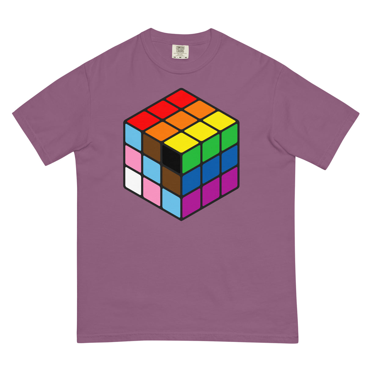 Rubik's Pride (Boxy Tee)-Boxy T-Shirt-Swish Embassy