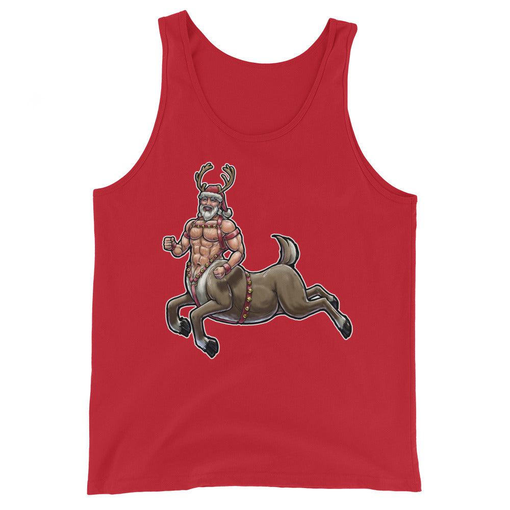 Santaur (Tank Top)-Christmas Tank Tops-Swish Embassy
