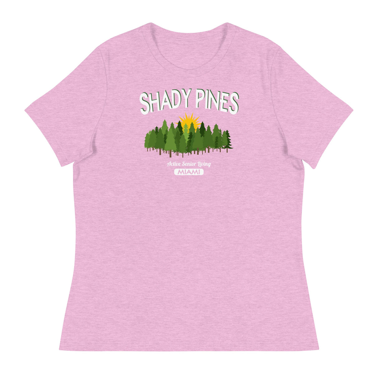 Shady Pines (Women's Relaxed T-Shirt)-Women's T-Shirts-Swish Embassy