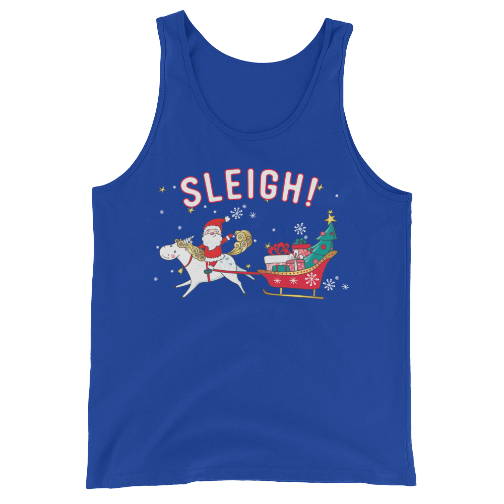 Sleigh! (Tank Top)-Christmas Tank Tops-Swish Embassy