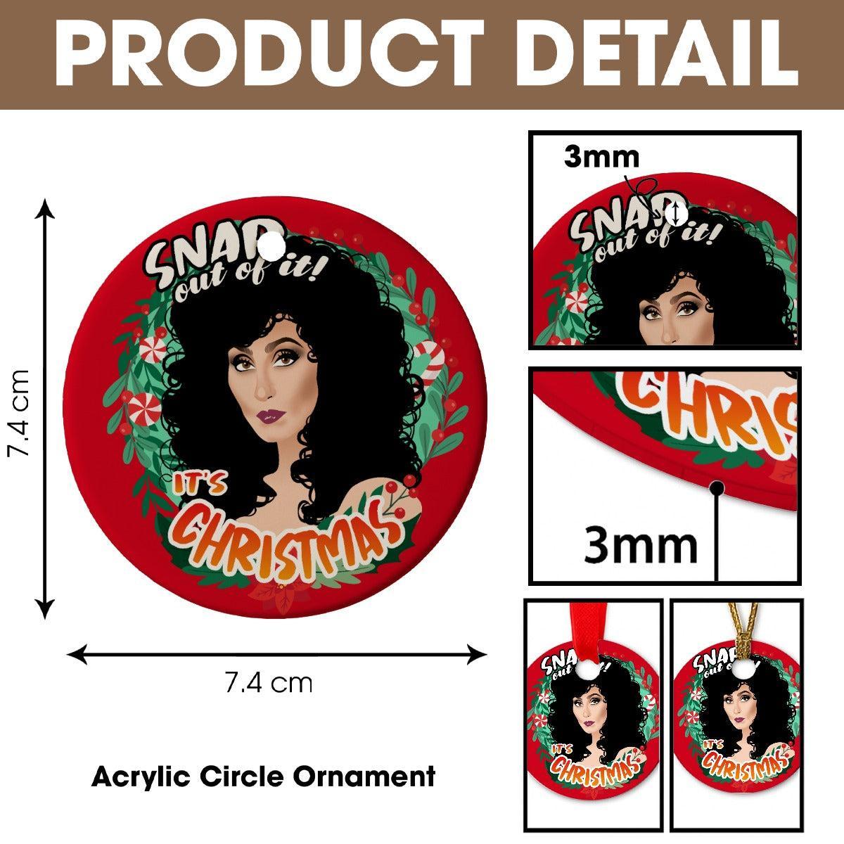 Snap Out of It It's XMas (Ceramic Holiday Keepsake)-Ceramic Holiday Keepsake-Swish Embassy