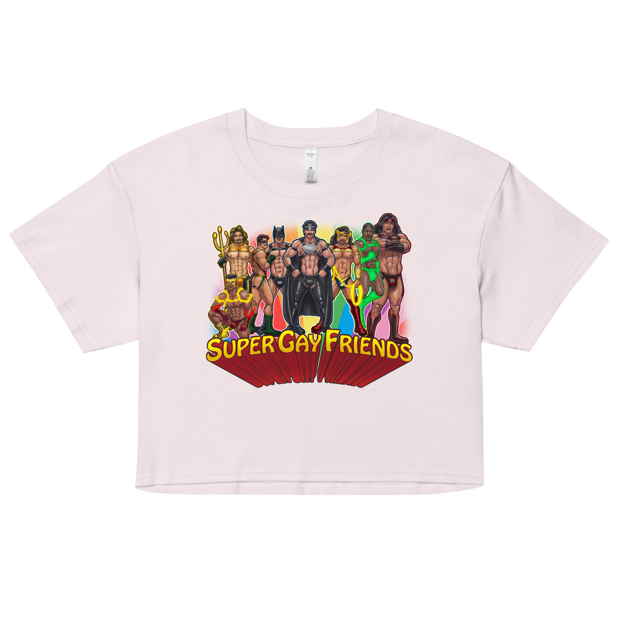 Supergay Friends (Crop Top)-Crop Top-Swish Embassy