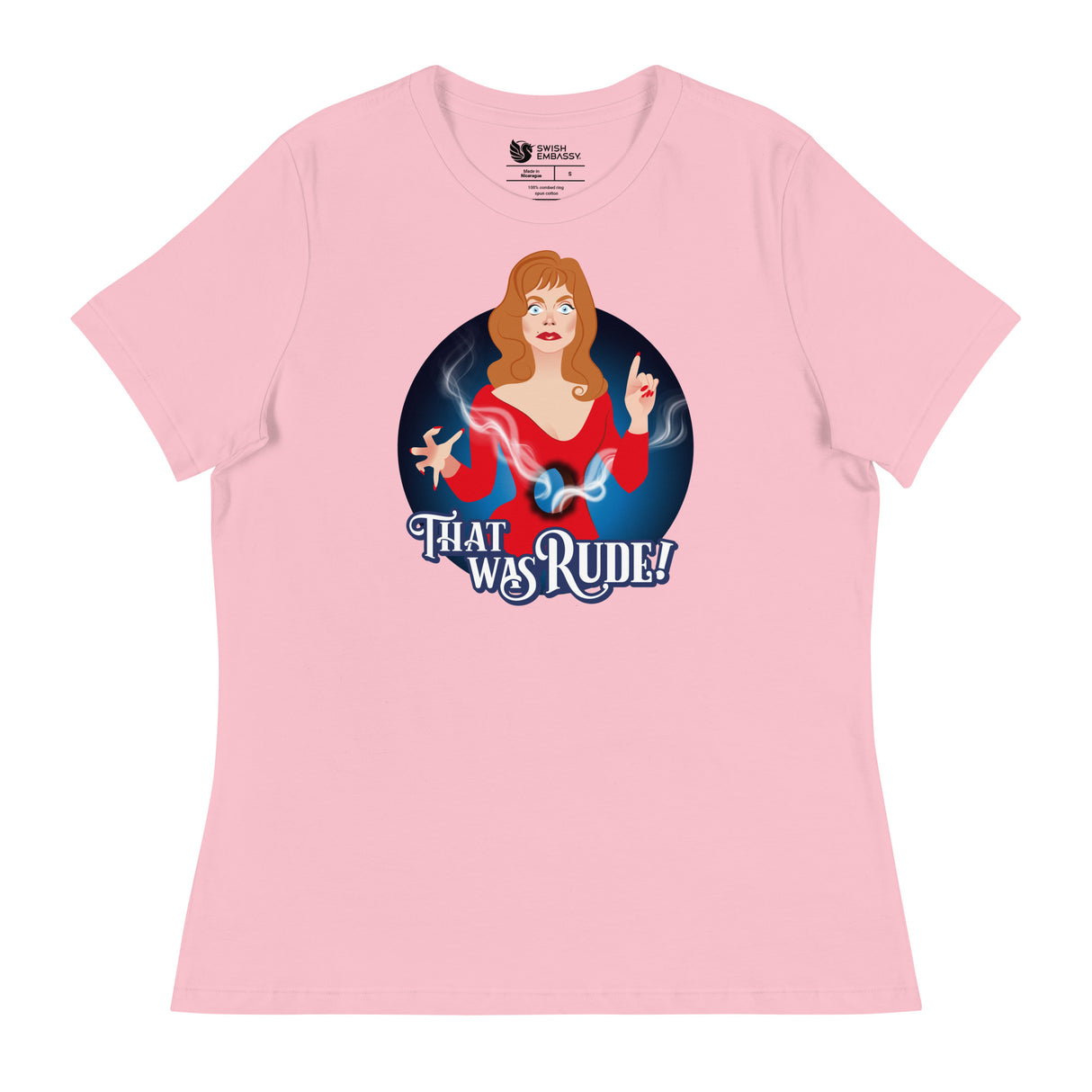 That Was Rude (Women's Relaxed T-Shirt)-Women's T-Shirts-Swish Embassy