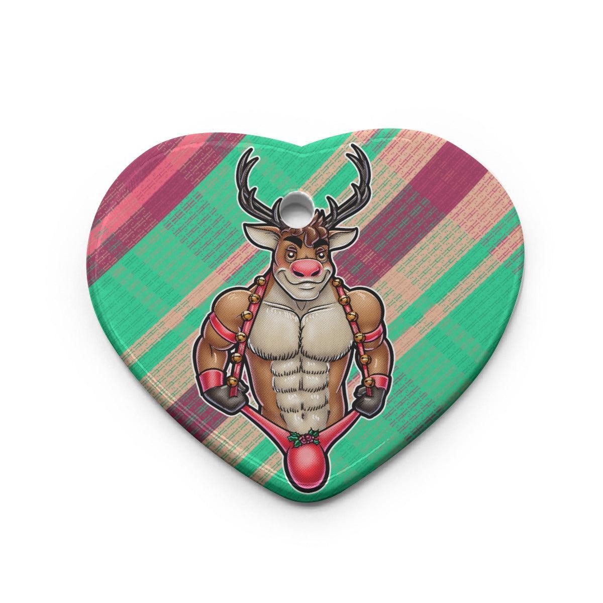 The Reindeer Loved Him (Ceramic Holiday Keepsake)-Ceramic Holiday Keepsake-Swish Embassy