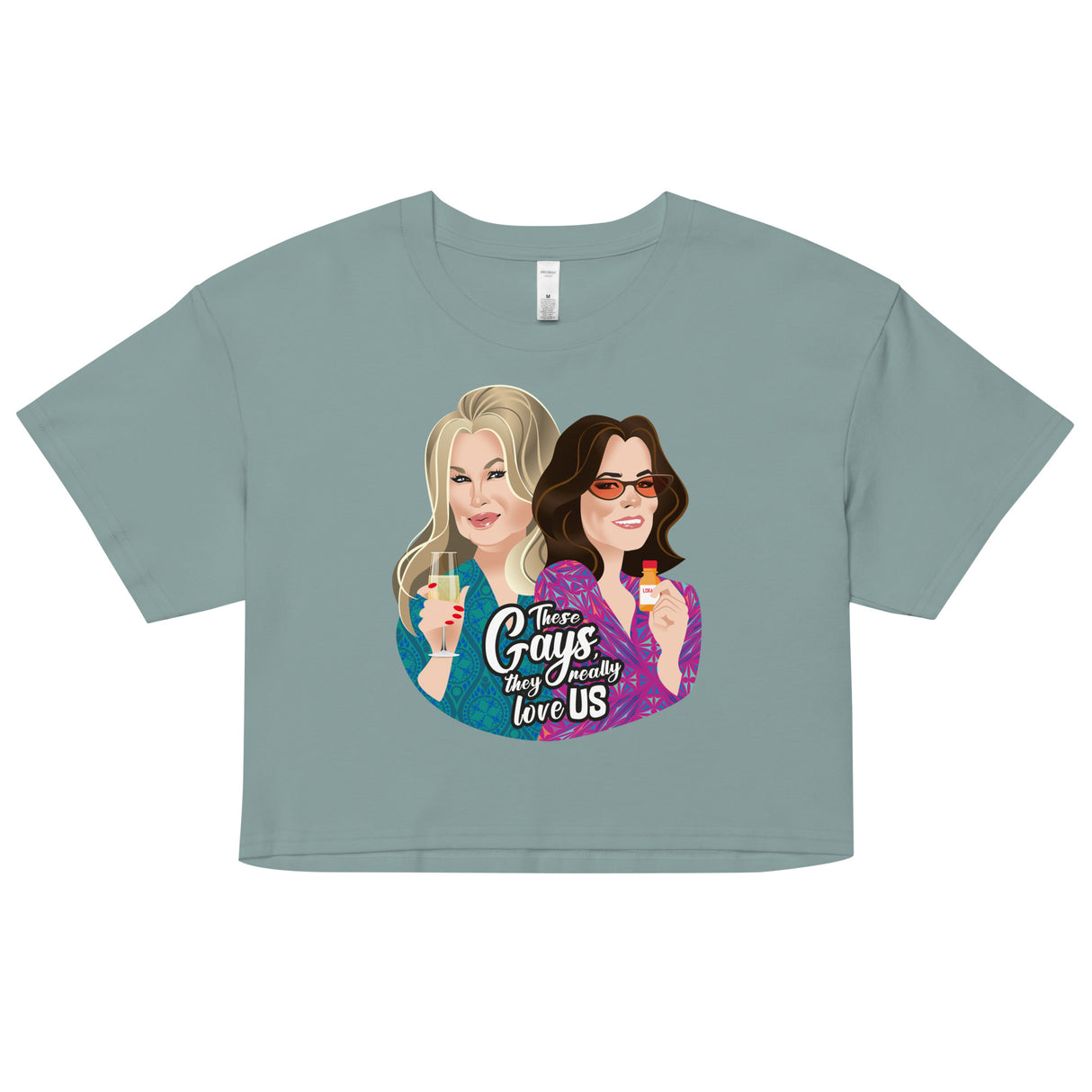 These Gays Love Us (Crop Top)-Crop Top-Swish Embassy