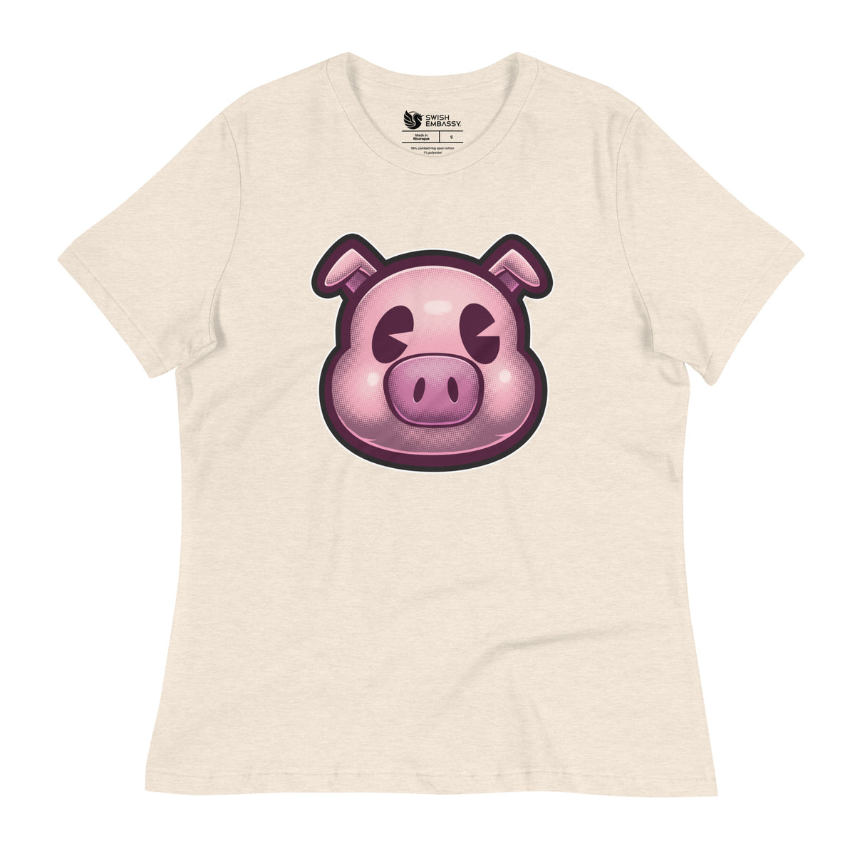 This Little Piggy (Women's Relaxed T-Shirt)-Women's T-Shirts-Swish Embassy