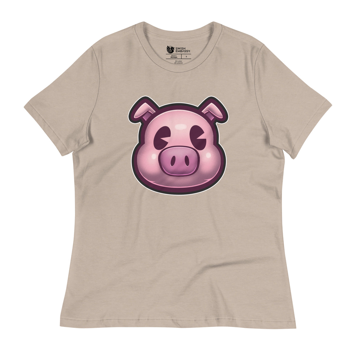 This Little Piggy (Women's Relaxed T-Shirt)-Women's T-Shirts-Swish Embassy