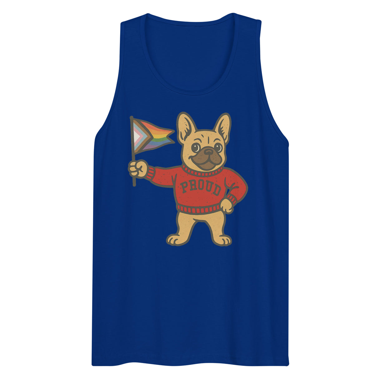 Varsity Pride Puppy (Tank Top)-Tank Top-Swish Embassy