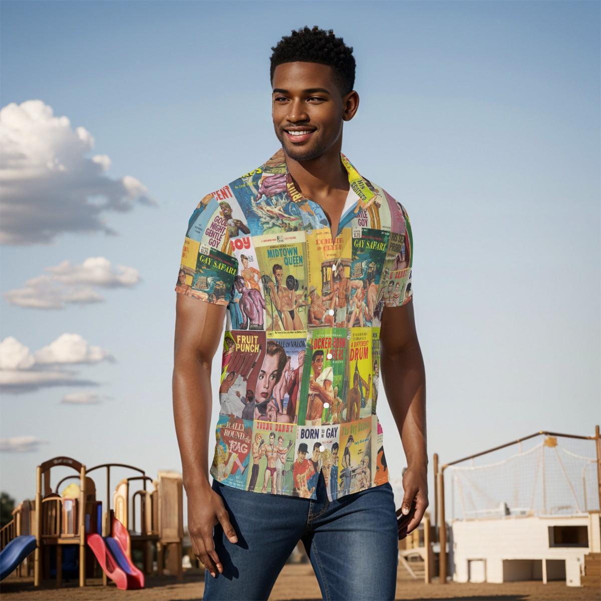 Vintage Gay Pulp (Button Shirt)-Button Shirt-Swish Embassy