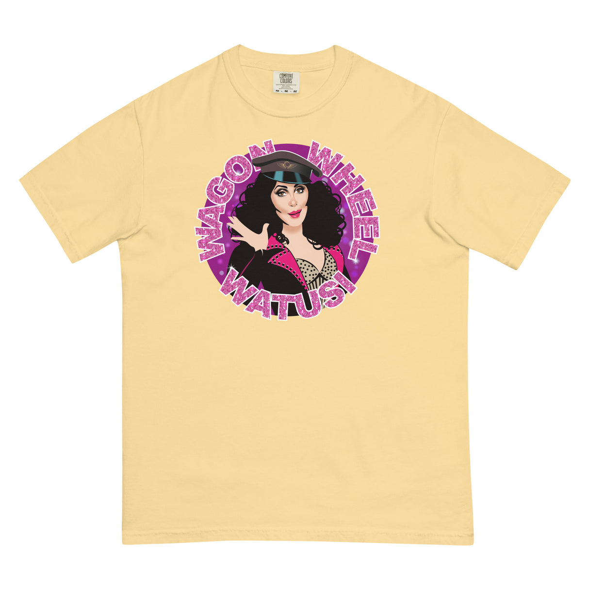 Wagon Wheel Watusi (Boxy Tee)-Boxy T-Shirt-Swish Embassy