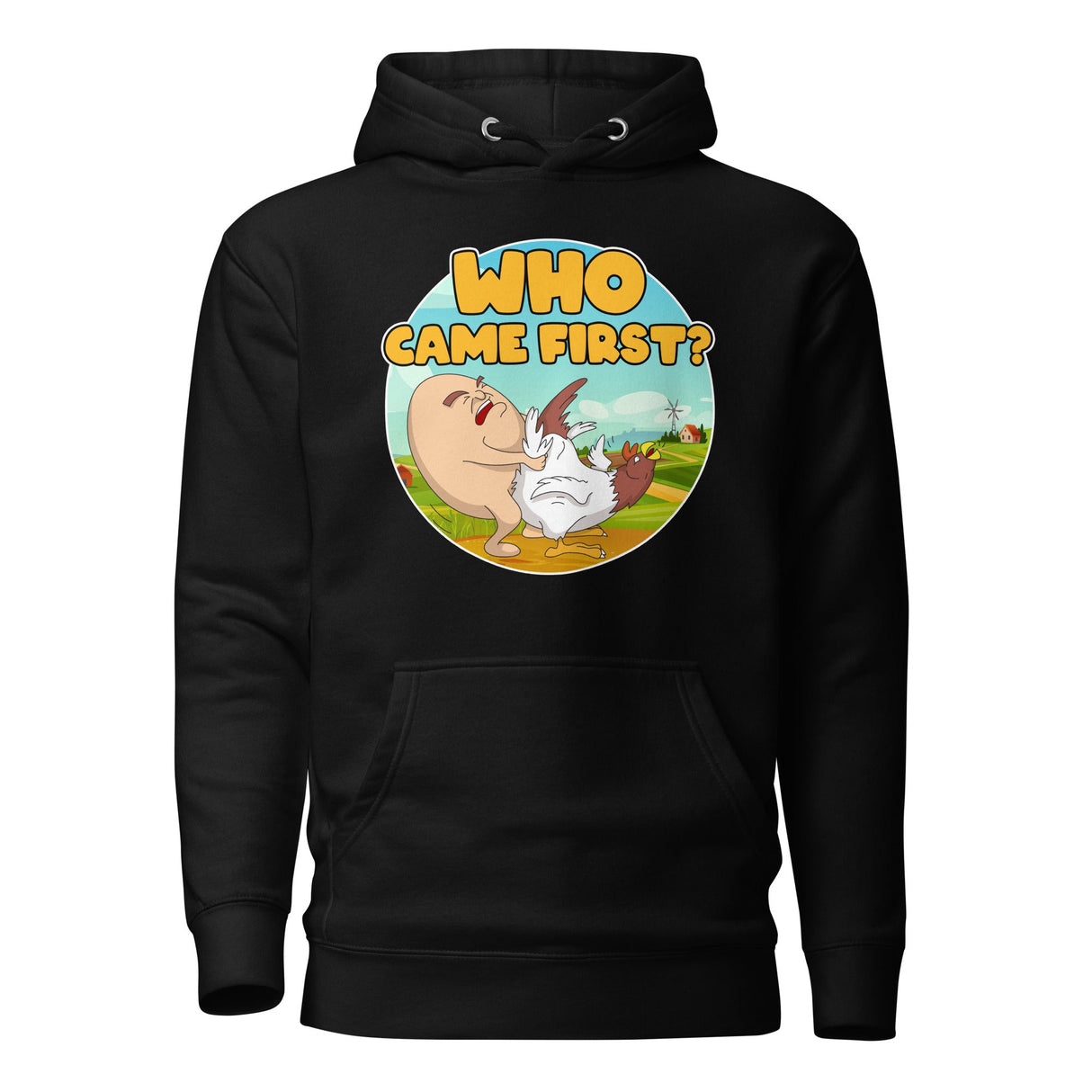 Who Came First (Hoodie)-Hoodie-Swish Embassy
