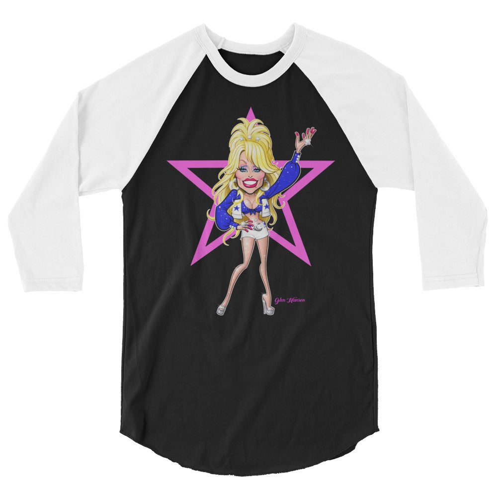 Halftime (Raglan) - Black/White