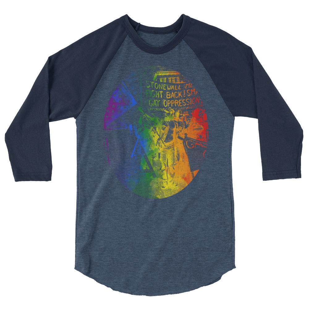 Stonewall (Raglan) - Heather Denim/Navy
