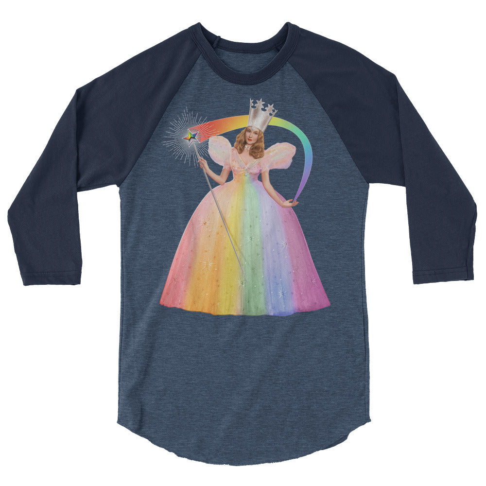Are You a Good B*tch? (Raglan) - Heather Denim/Navy