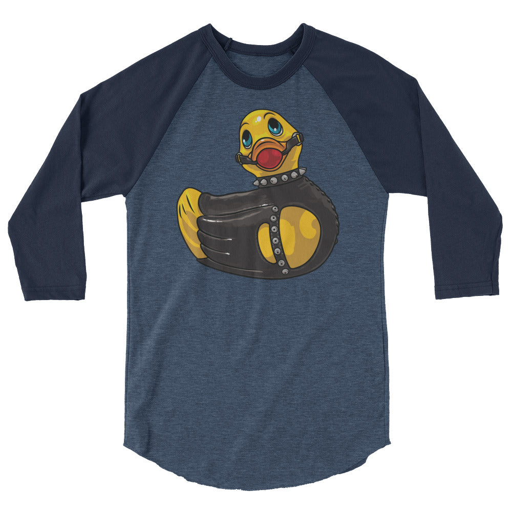 Rubber Ducky (Raglan) - Heather Denim/Navy
