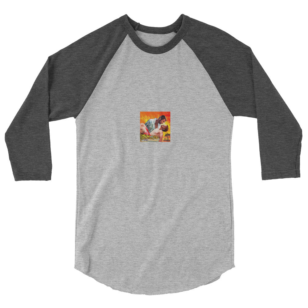 The Wind Done Already Had Herses (Raglan) - Heather Grey/Heather Charcoal