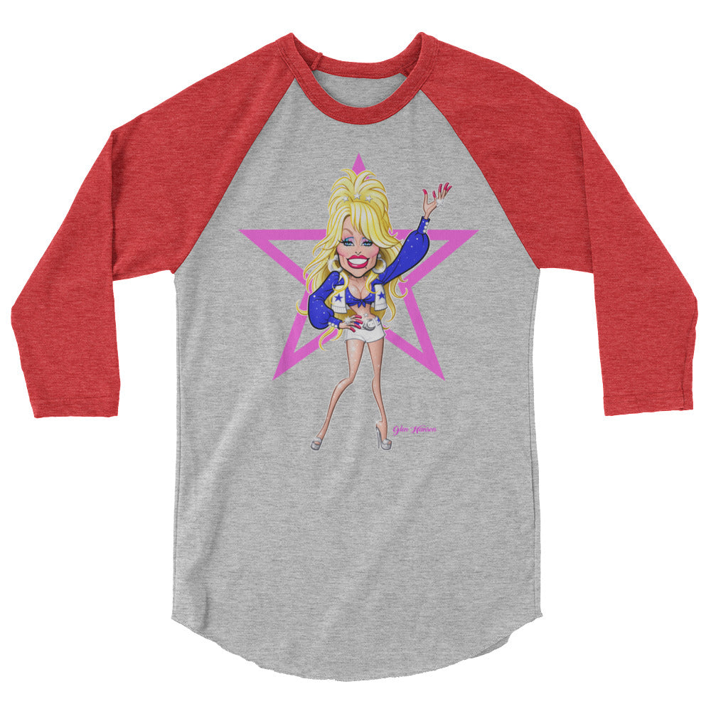 Halftime (Raglan) - Heather Grey/Heather Red