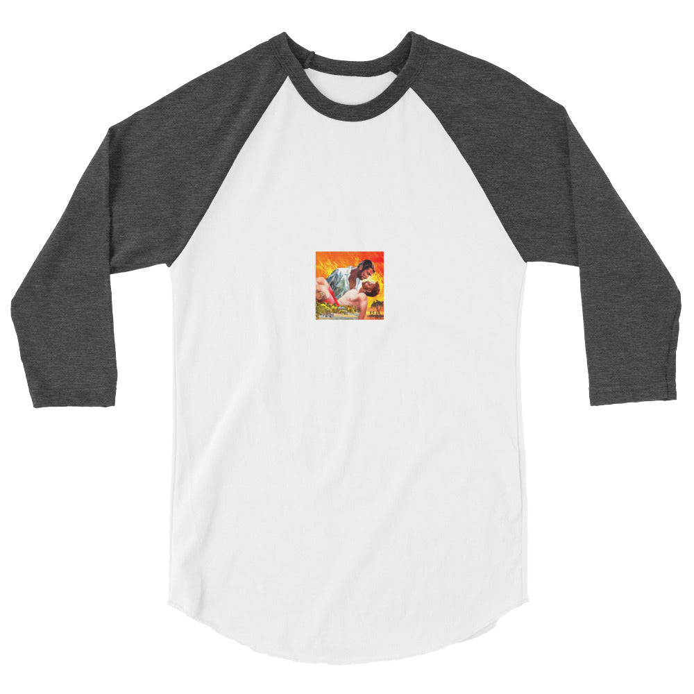 The Wind Done Already Had Herses (Raglan) - White/Heather Charcoal