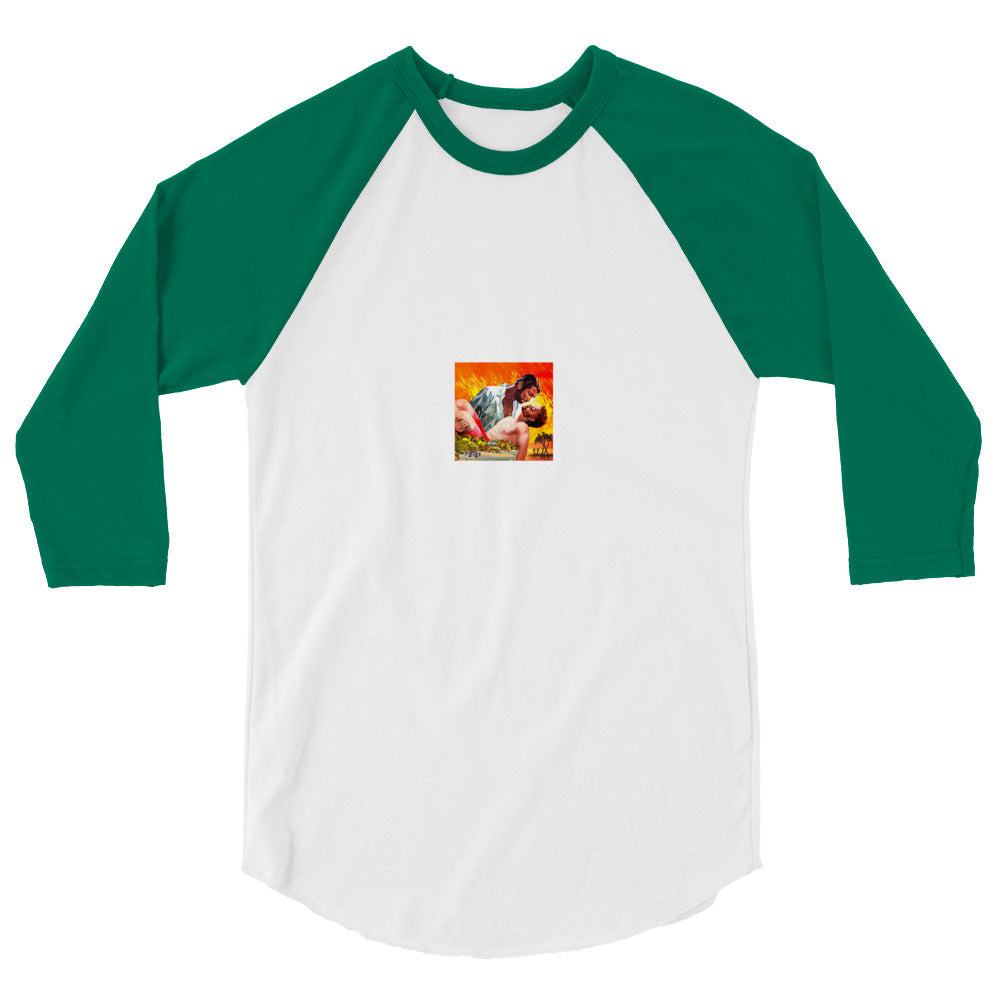 The Wind Done Already Had Herses (Raglan) - White/Kelly
