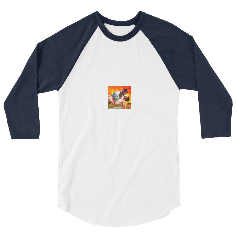 The Wind Done Already Had Herses (Raglan) - White/Navy