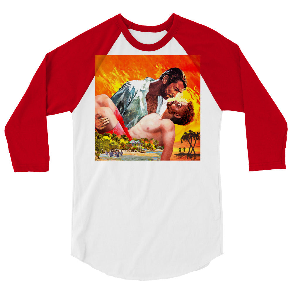 The Wind Done Already Had Herses (Raglan) - White/Red