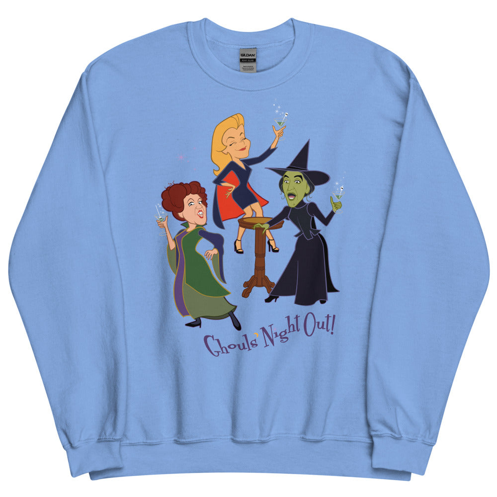 Ghouls Night Out (Sweater) - Carolina Blue