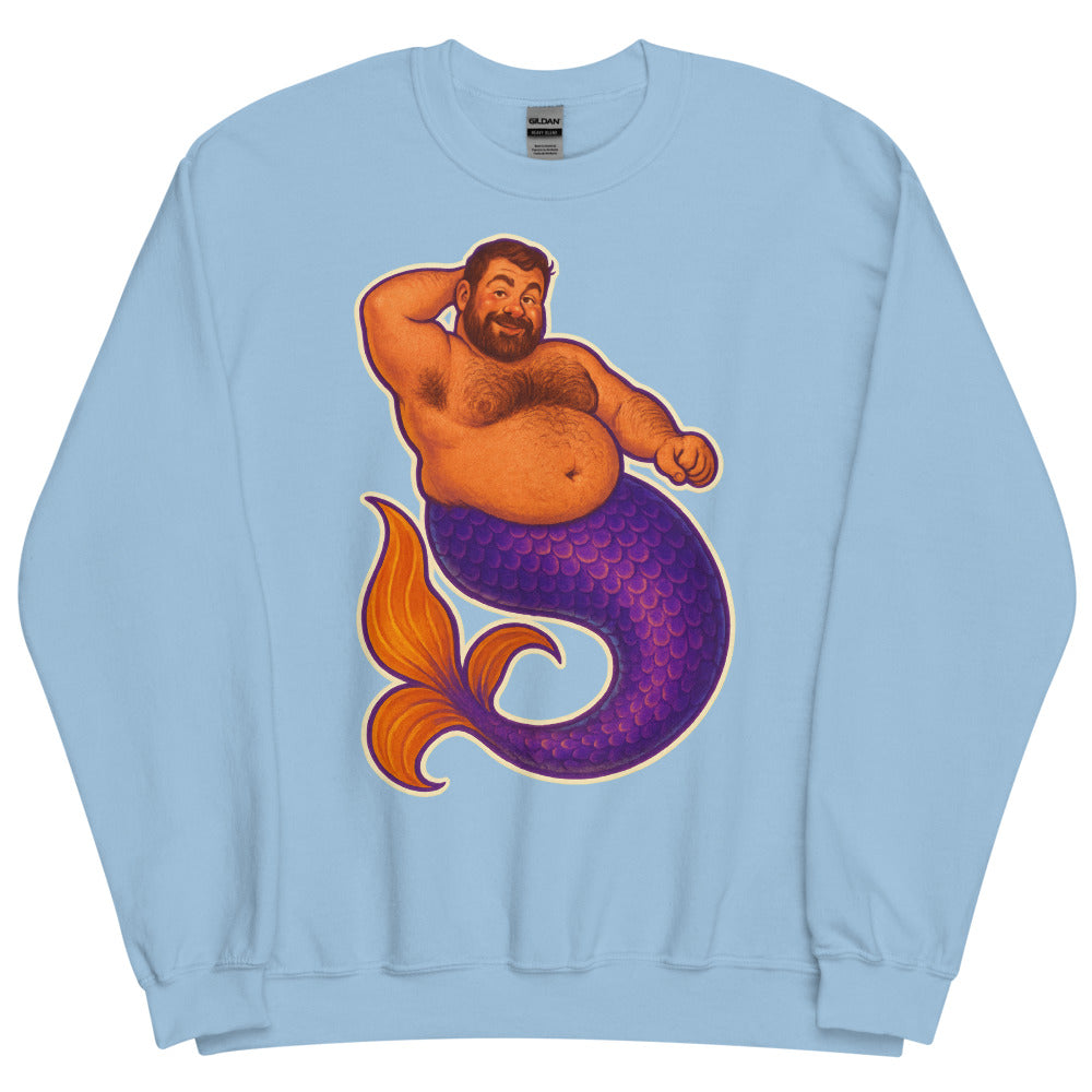 Mer-Grrr (Sweater) - Light Blue