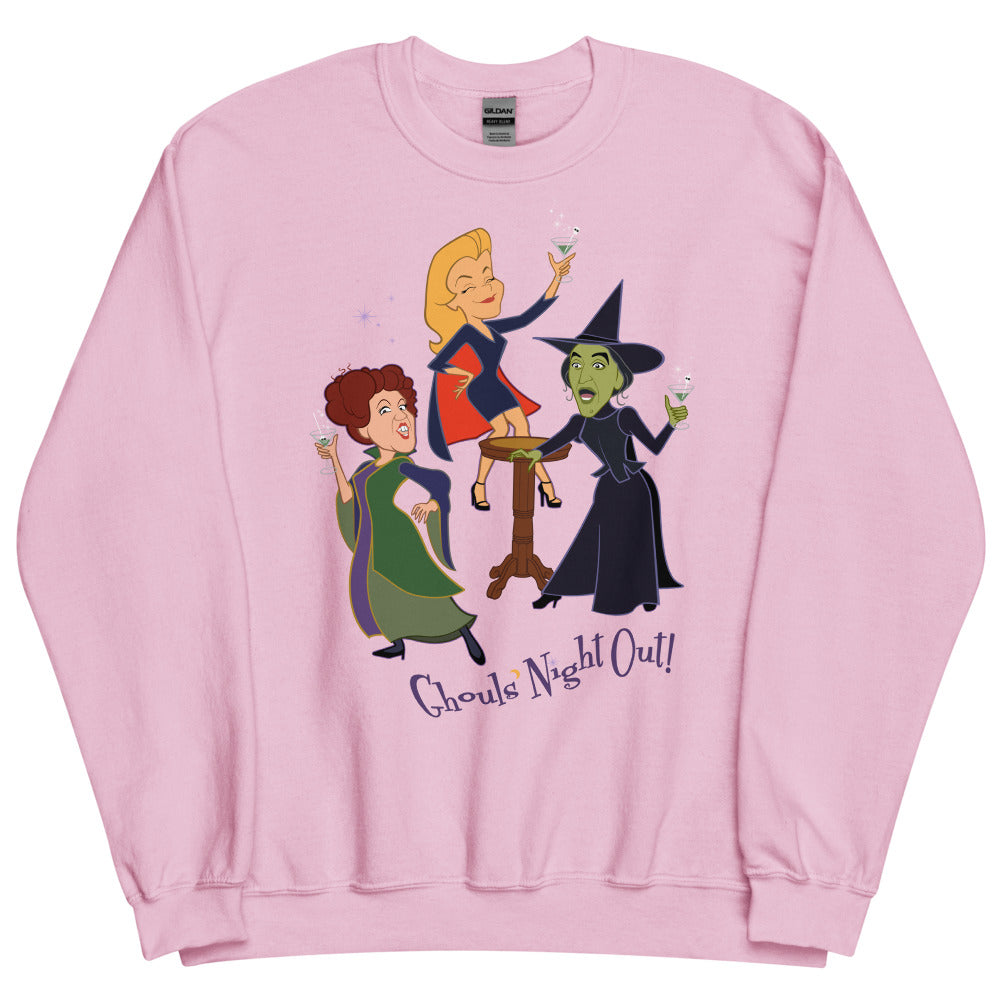 Ghouls Night Out (Sweater) - Light Pink