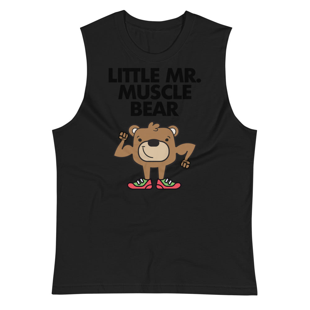 Little Mr. Muscle Bear (Muscle Shirt) - Black