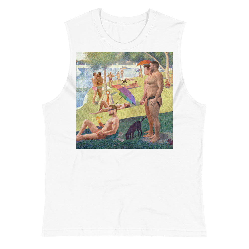 La Grande Jock (Muscle Shirt) - White