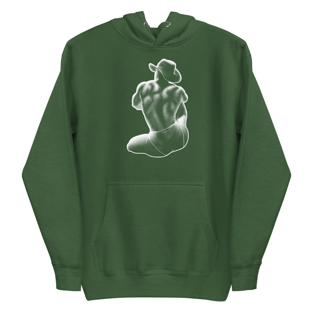 Bikini Cowboy (Hoodie) - Forest Green