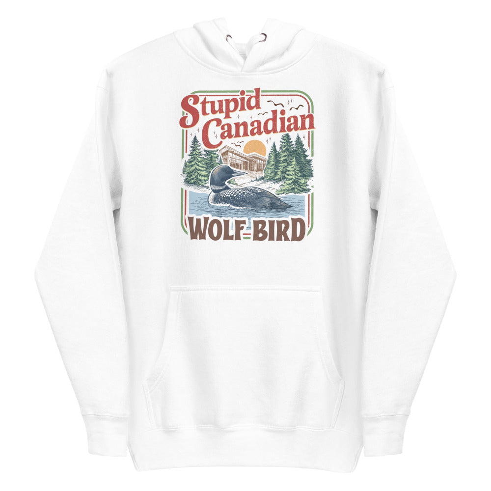 Wolf Bird (Hoodie) - White