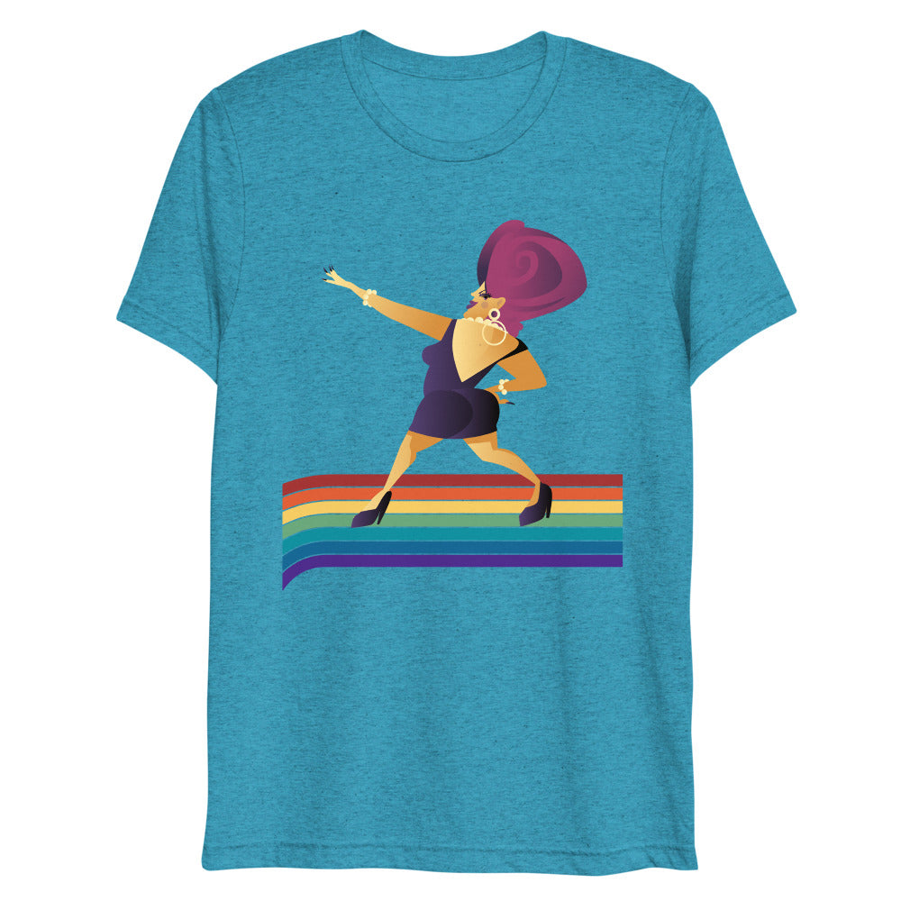 Take it to the Runway (Triblend) - Aqua Triblend