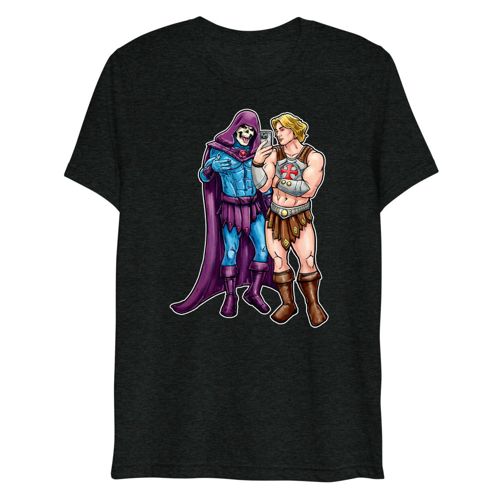 Masters of the Selfieverse (Triblend) - Charcoal-Black Triblend