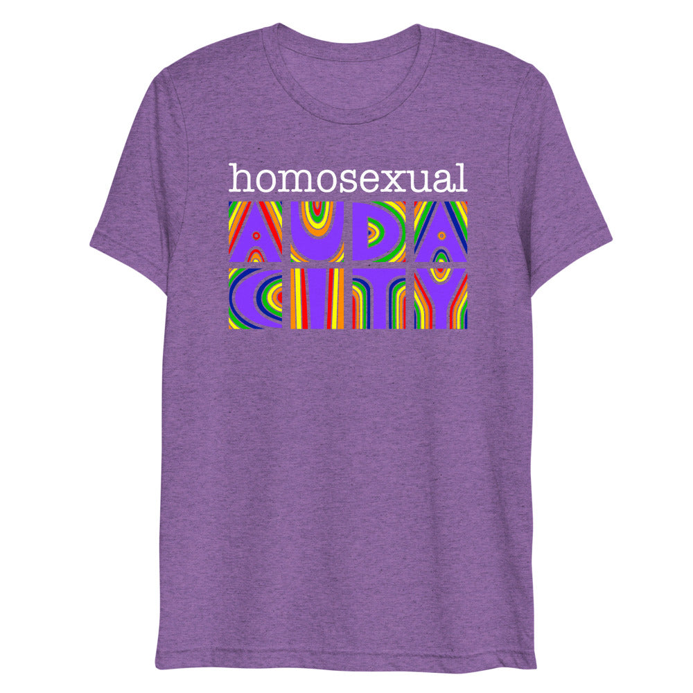Homosexual Audacity (Triblend) - Purple Triblend
