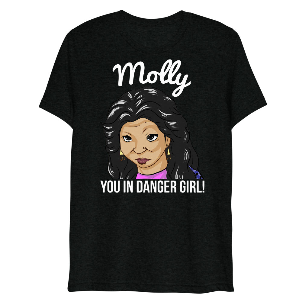 Molly You in Danger Girl (Triblend) - Solid Black Triblend