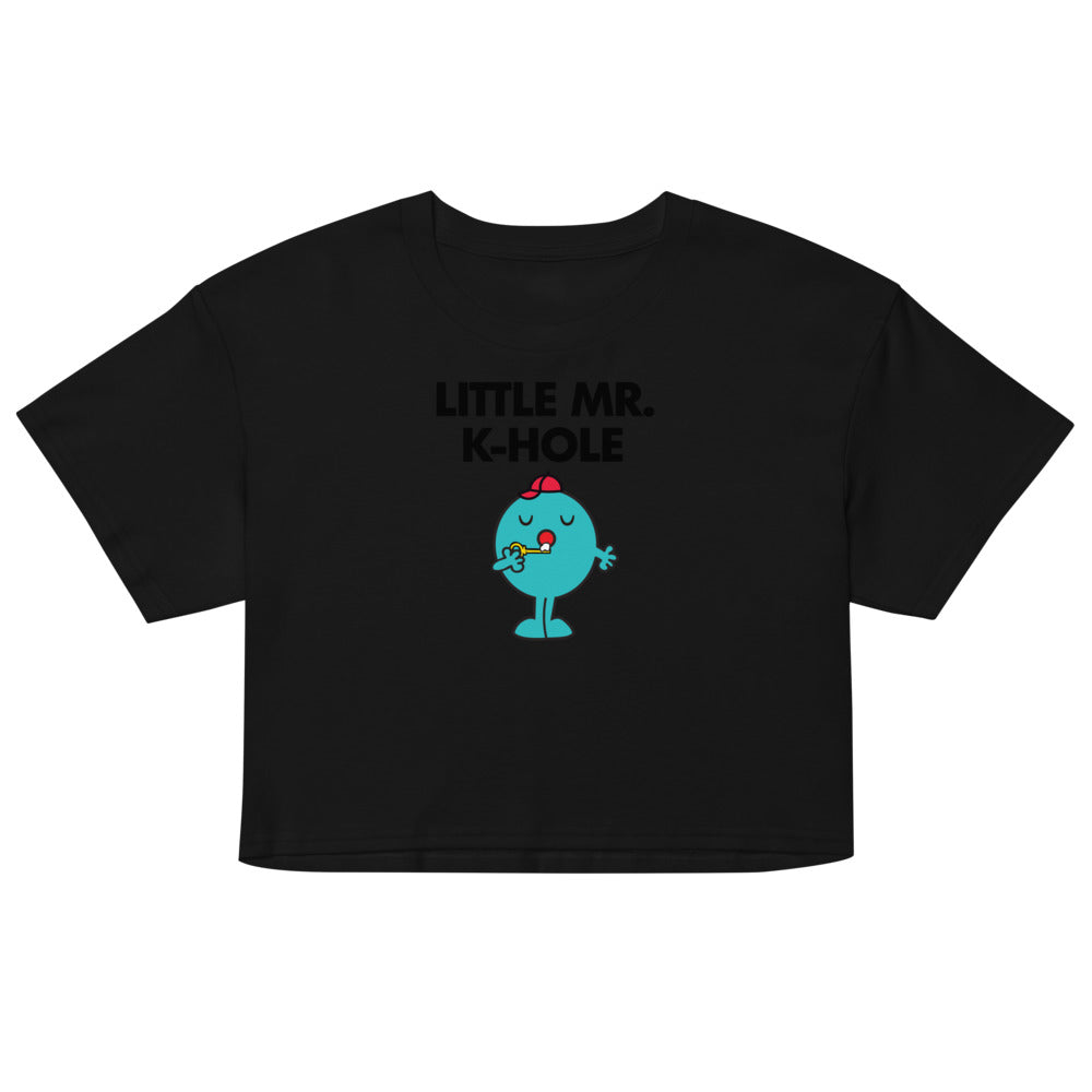 Little Mr. K-Hole (Crop Top) - Black