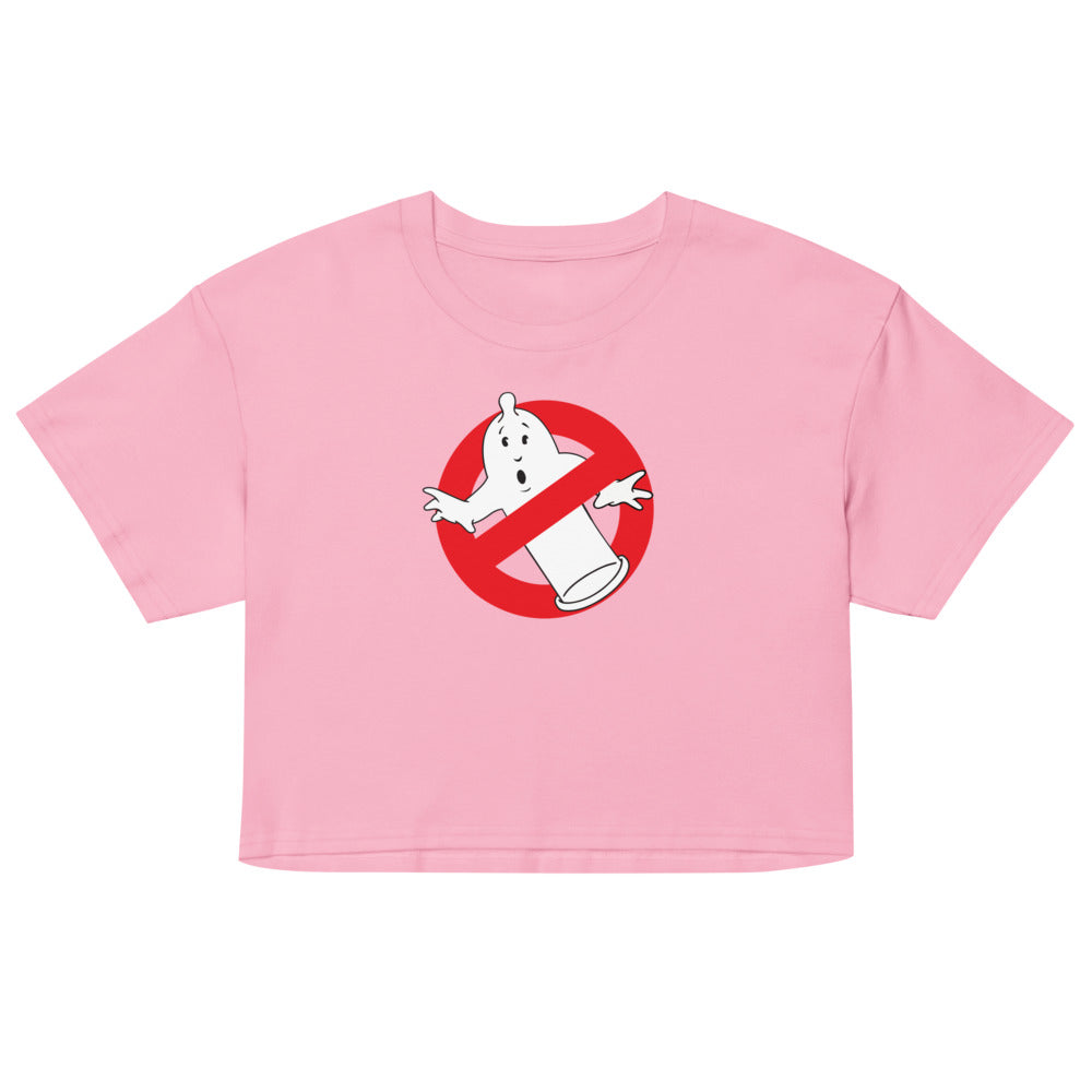 Straight Outta Condoms (Crop Top) - Bubblegum