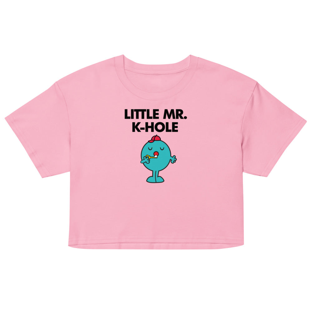 Little Mr. K-Hole (Crop Top) - Bubblegum