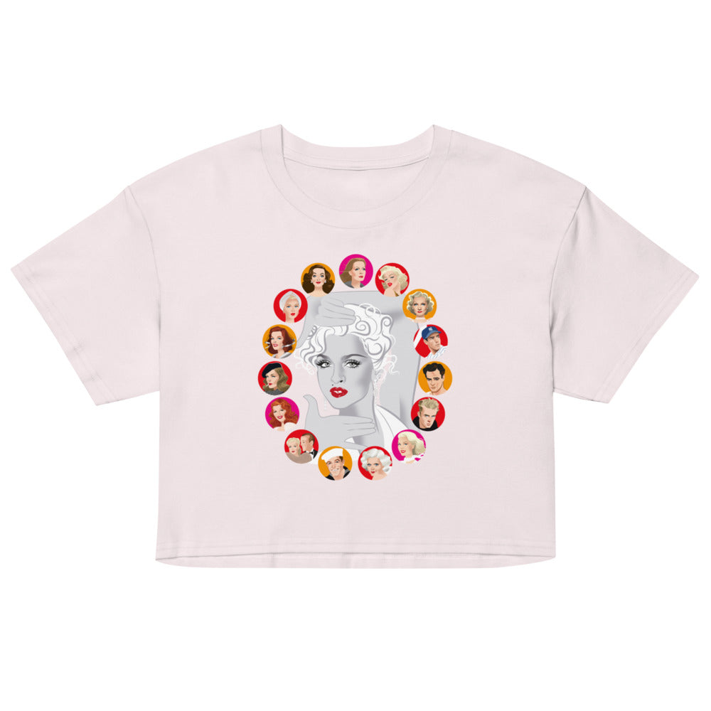Dietrich and DiMaggio (Crop Top) - Orchid