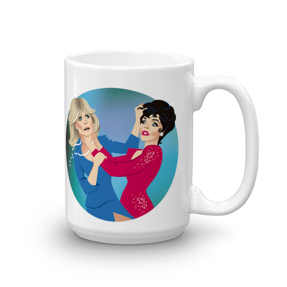 Cat Fight (Mug)-Mugs-Swish Embassy